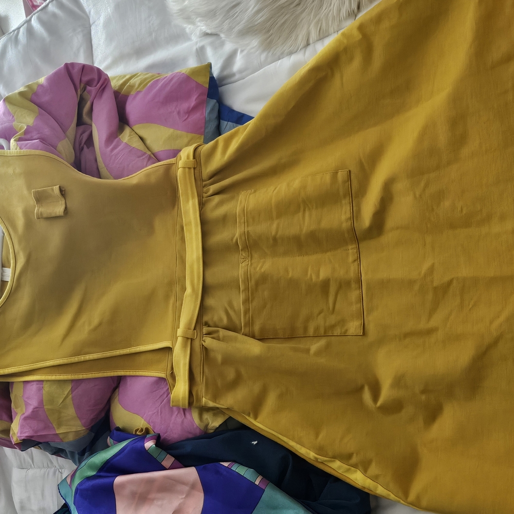 *RARE* Big Bud Press - Mustard Pinafore Dress
